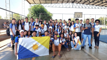 notícia: Escola estadual de Conceição do Araguaia proporciona intercâmbio entre estudantes